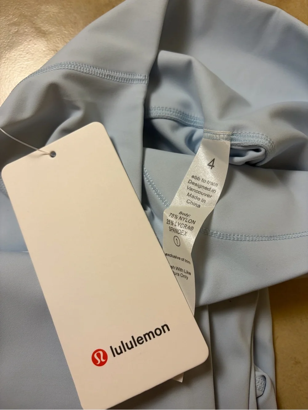 lululemon athletica light pale